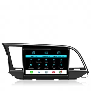 Navigation for Hyundai Elantra, 2015-2018, QuadCore, 9 Inch, 4Gb Ram, 64Gb storage, Carplay.