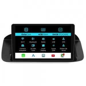Navigation for Honda Accord VIII (2008-2012), 9 Inch 4Gb Ram, 64Gb Storage, Carplay