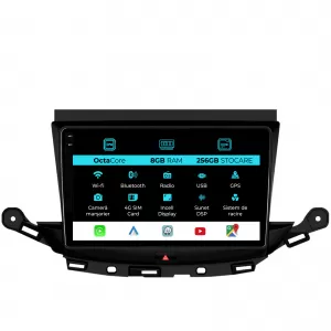 Navigation for Opel Astra K (2016 - 2020), 9 Inch, 8Gb Ram, 256Gb storage, Carplay.