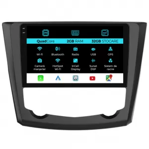 Navigation for Renault Kadjar, (2015-2019), 9 Inch, 2Gb Ram, 32Gb Storage, Carplay
