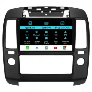 Navigation for Nissan Navara, 2004-2010, QuadCore, 9 Inch, 4Gb RAM, 64Gb Storage, Carplay