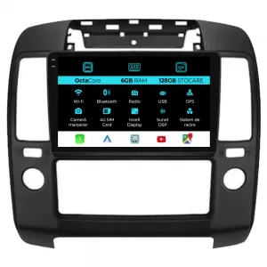 Navigation for Nissan Navara, 2004-2010, 9 Inch, 6Gb Ram, 128Gb Storage, Carplay