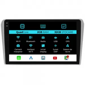 Navigation for Toyota Avensis (2002-2008), 9 Inch, 2Gb Ram, 32Gb storage, Carplay