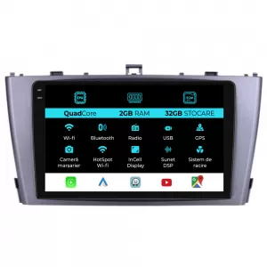 Navigation for Toyota Avensis, (2008-2015), 9 Inch, 2Gb Ram, 32Gb Storage, Carplay