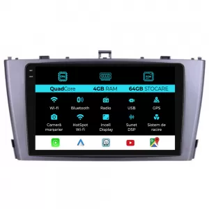 Navigation for Toyota Avensis, (2008-2015), QuadCore, 9 Inch, 4Gb RAM, 64Gb Storage, Carplay
