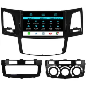 Navigation for Toyota Hilux VII (2004-2015), 9Inch, 8Gb Ram, 256Gb Storage, Carplay