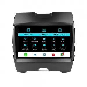 Navigation for Ford Edge, 2015-2021, 9 Inch, 4Gb Ram, 64Gb Storage, Carplay
