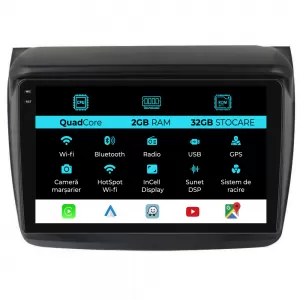 Navigation for Mitsubishi Pajero Sport, (2006-2013), 9Inch, 2Gb Ram, 32Gb Storage, Carplay.