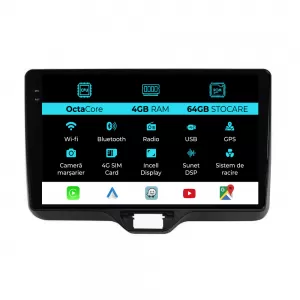 Navigation for Toyota Yaris P21 (2020-2025), 10 Inch, 4Gb Ram, 64Gb Storage, Carplay
