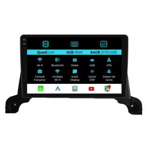 Navigation for Peugeot 3008 5008 (2016-2021), QuadCore, 9 Inch, 4Gb Ram, 64Gb Storage, Carplay
