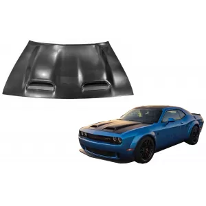 Hood Bonnet with Air Vents suitable for Dodge Challenger Coupe (2015-2023)