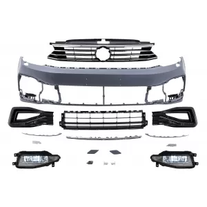 Front Bumper suitable for VW Passat B8 3G (2015-2018) upgrade to B8.5 R Design