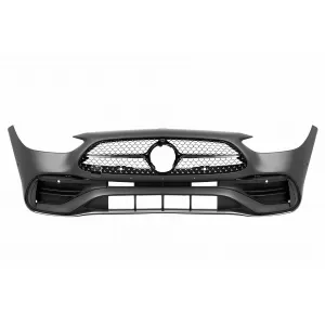 Front Bumper with Grille suitable for Mercedes C-Class W206 S206 (2021-Up) Sport Line Design