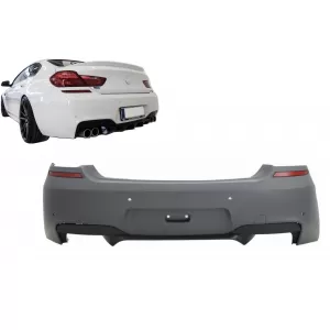 Rear Bumper suitable for BMW 6 Series M6 F06 Gran Coupe F12 Cabrio F13 Coupe & M6 (2011-2017) - RBBMF06M6