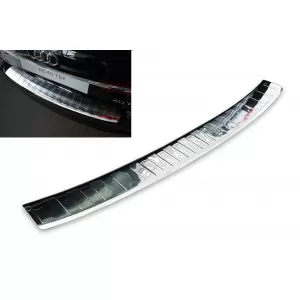 Avisa rear bumper protector suitable for Audi A6 C8 Avant after 2018 with standard or S-line bumper, chrome