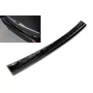 Avisa rear bumper protector suitable for Mercedes E-Class S213 estate 2016-2019 with standard or AMG rear bumper, black lacquer