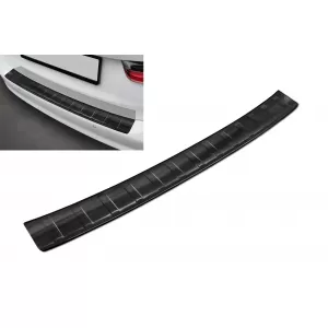 Avisa rear bumper protector suitable for BMW 3 Series G21 Touring 2018-2022, black lacquer
