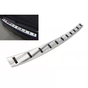 Reinforced Avisa protector suitable for rear bumper of Mercedes GLC X253, GLC Hybrid 2015-2019, after 2019, chrome - ABMETP6006669