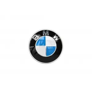 Original white/blue BMW emblem suitable for front hood for BMW Series 5 F10, F11, F07 GT, Series 6 E63, F12, F13, Z4 E85