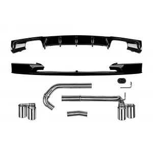 M3 Performance add-ons with tips and diffuser suitable for BMW 3 Series F30 sedan, F31 touring 2011-2019 - ABBMBK6007001