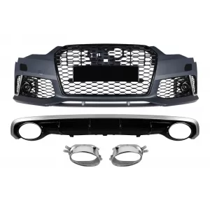 RS6 package suitable for Audi A6 C7 sedan, wagon 2015-2018 for the model with standard rear bumper - ABAUBK6007337