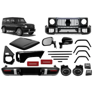 Tuning package type G63 suitable for Mercedes G-Class W463 2012-2018 conversion to W465