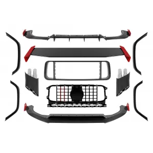 Carbon B design package suitable for Mercedes G-Class W464 after 2018 for the model equipped with BRABUS bumpers