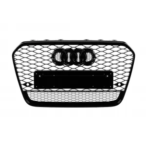 Black lacquer tuning grille suitable for Audi A6 2011-2015 - ABAUGR6007435