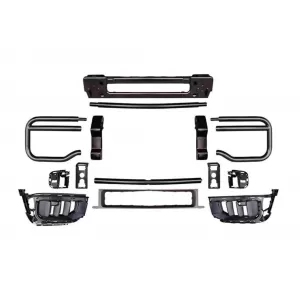 G63 type bullbar kit with side grilles for A design front bumper suitable for Mercedes G-Class W465 after 2024