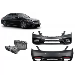 A Design package type S63 suitable for Mercedes S-Class W222 2017-2020, without side skirts