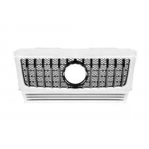 Chrome/white GT style grille suitable for Mercedes G-Class W463 1990-2018
