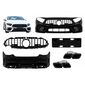 Tuning package type 63 suitable for Mercedes CLS C257 2019-2021 with black lacquer elements