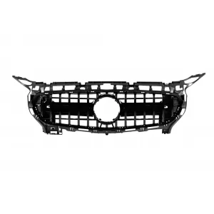 Black lacquer GT type grille suitable for Mercedes A Design GT 2 doors C190 2014-2016