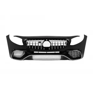 Front A design bumper type 65 suitable for Mercedes S-Class C217 coupe 2014-2020 with chrome elements