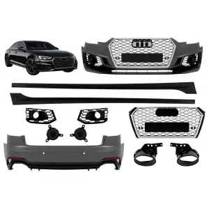 RS Style Body Kit suitable for Audi A4 B9 sedan 2016-2020