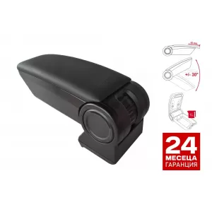 Rati Armrest model Armster 3 with black eco leather suitable for Dacia Duster after 2018