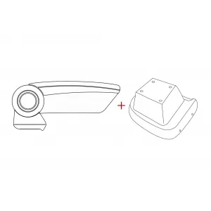 Rati Armrest model Armster 3 with black eco leather suitable for Opel Zafira C Tourer 2011-2019