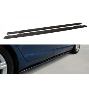 Maxton Design S-Line type add-ons suitable for Audi A6 C6 2004-2011, black lacquer
