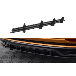 Maxton Design add-on for diffuser suitable for Audi Q8 S-Line 2018-2023, matte black