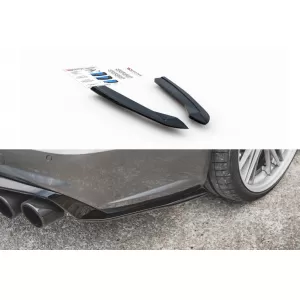 Maxton Design side add-ons made of fiberglass suitable for rear S6, S-Line bumper on Audi A6 C7 sedan, Avant 2014-2017, unpainted - ABAUSX6008208
