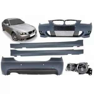 M Technik II package suitable for BMW 5 Series E60 sedan 2003-2007 with PDC, with fog lights, with single diffuser for dual exhaust -oo-----