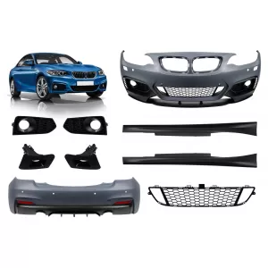 M Performance Design Design package suitable for BMW Series 2 F22 Coupe, F23 Cabriolet 2013-2018 with PDC, without halogens -o--o-