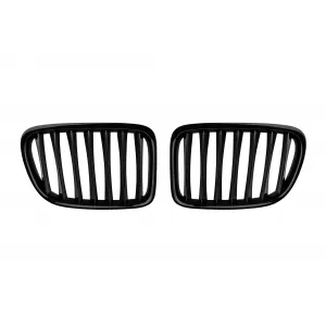 Black kidney grilles suitable for BMW X1 E84 2009-2015