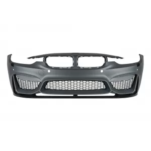 Front M3 bumper suitable for BMW 3 Series F30 sedan, F31 touring 2011-2019 with PDC, with washers, without fog lights - ABBMFX6008455