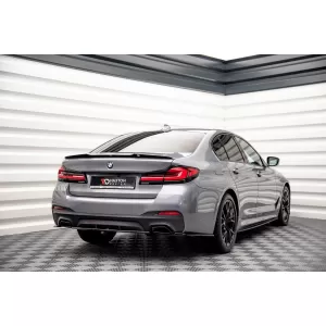 Maxton Design M-Technik type spoiler suitable for BMW 5 Series G30 after 2020, black lacquer