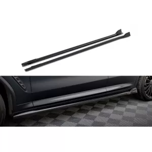 Maxton Design add-ons suitable for BMW X3 with M package G01 after 2021, black lacquer - ABBMSX6008552