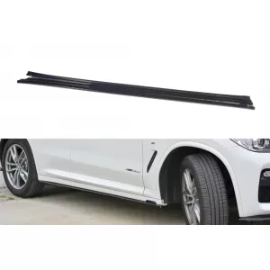 Maxton Design M Technik type add-ons suitable for BMW X3 G01 thresholds after 2018, black lacquer - ABBMSX6008556