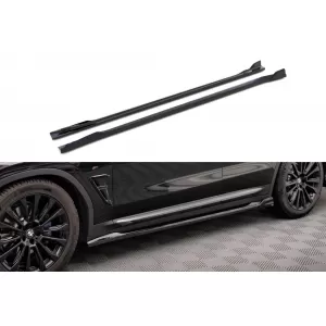 Maxton Design additives suitable for BMW X3 G01 2017-2021, black lacquer