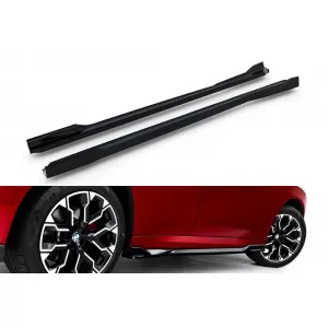Maxton Design additives suitable for BMW X3 G45 side skirts with M package after 2024, black lacquer