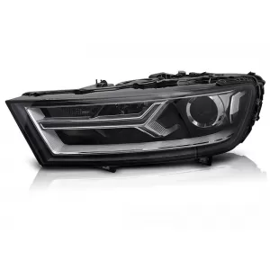 Left xenon headlight suitable for Audi Q7 2015-2019 with black base